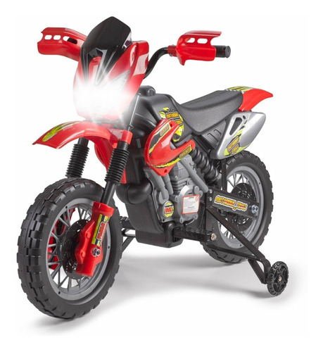Moto Eléctrica Feber Motorbike Cross 6v Color Gris Oscuro