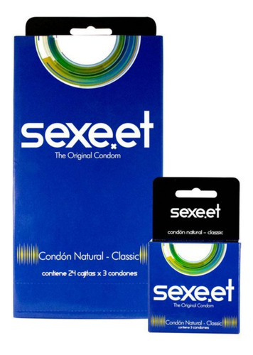 1 Caja Preservativos Sexe-et Clásico Natural 72 Unidades 