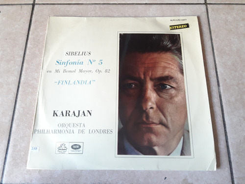 Sibelius - Sinfonia N5 Karajan - Lp Vinilo / Kktus