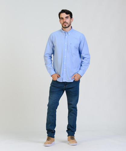 Camisa Cuadros Hombre Brooksfield Regular Fit Bolsillo 3581b