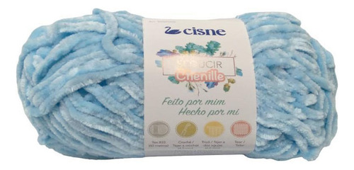 Fio/lã Cisne Seducir Chenille 50g 100%poliester-fashion 2023 Cor 00306