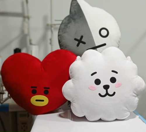 Cojin Almohada Peluche Bts Bt21, K-pop Fanmade 35x35cm