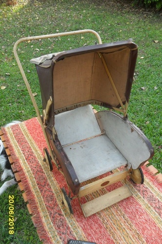 Imagen 6 de 10 de Antiguo Coche Cochecito Muñeca Juego Niña