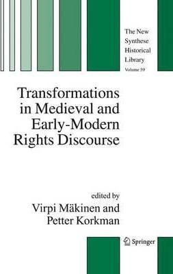 Libro Transformations In Medieval And Early-modern Rights...