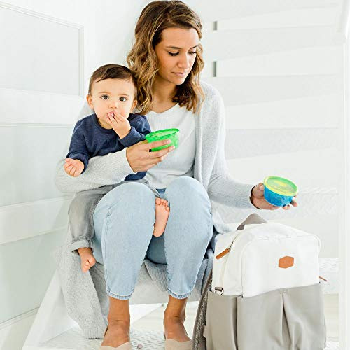 Set De 6 Tazones Para Niños Tomy Take & Toss Con Tapas - 8oz