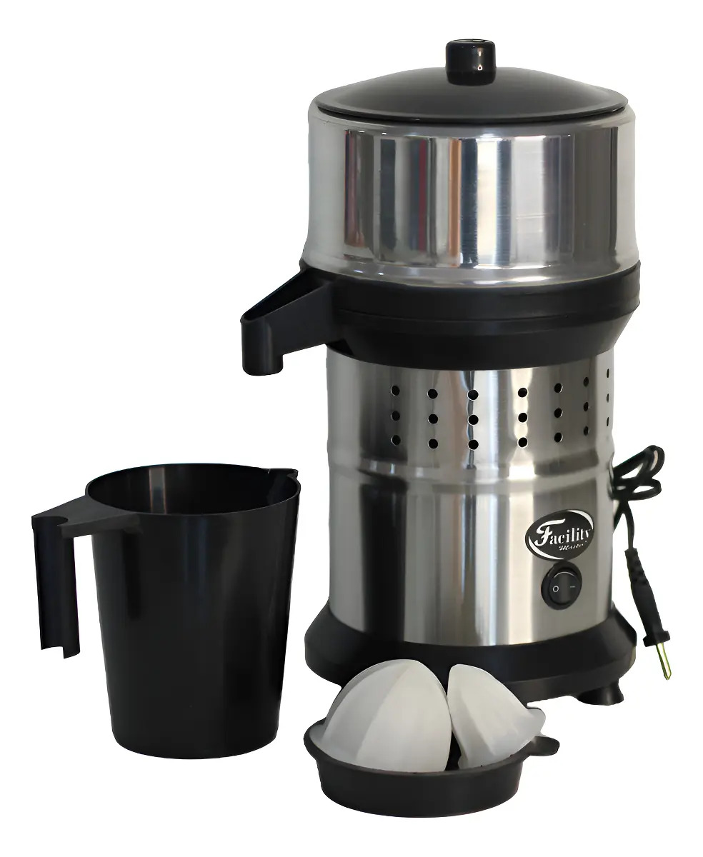 Espremedor de Fruta Industrial Metal Fenix 500W Inox Bivolt Limão Laranja