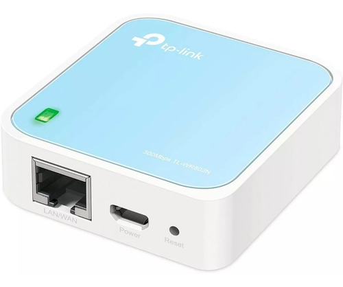 Router Tp-link Tl-wr802n V4 Celeste Y Blanco 220v