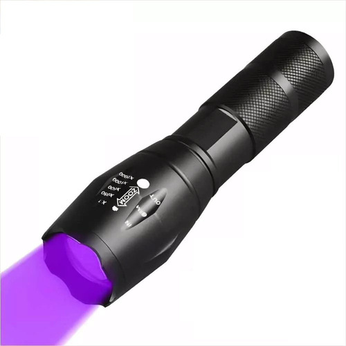 Linterna Ultravioleta Uv 395nm + Xp-e Blanco, 2 Led En 1!