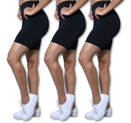 Kit 3 Bermudas Fitness Plus Size  #suplex #legging