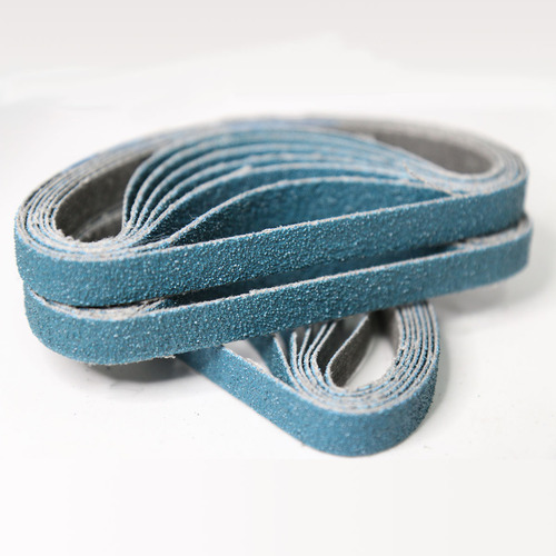Cinta Lixa 330x12mm Zircônia Lixadeira Pneumatica Kit Com 10