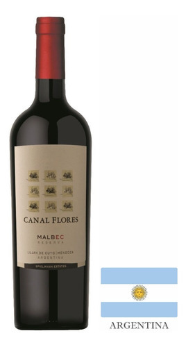 Vinho Fino Tinto Argentino - Canal Flores Malbec 2014
