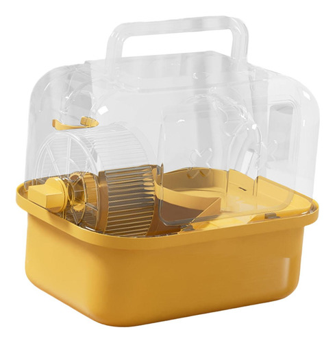 Hámster Cage Pet Hábitat De Mascotas De Jaula De Amarillo