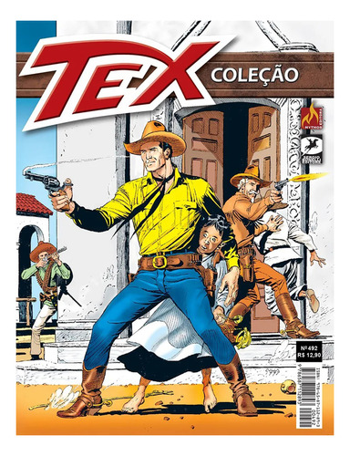 Tex: O Segredo Do Imperador, De Claudio Nizzi. Tex Coleção, Vol. 492. Editorial Mythos, Tapa Mole, Edición 492 En Português, 2013