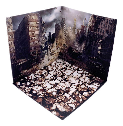 Foto De Diorama De Simulación De Maqueta De Escena Con Telón