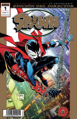 Spawn Edición Especial Del 25 Aniversario Edición Del Director A, De Todd Mcfarlane., Vol. No Aplica. Editorial Kamite, Tapa Blanda, Edición No Aplica En Español, 2022