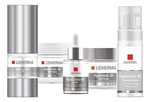 Kit Hyaluronic 4d Rutina 5 Productos Lidherma + Regalo