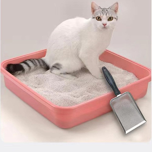 . Colher De Peneira De Metal De Malha Fina Para 2 Animais