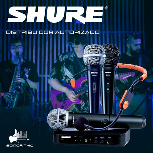 Shure Slxd14 98h Sistema Inalámbrico Digital Instrum. Viento
