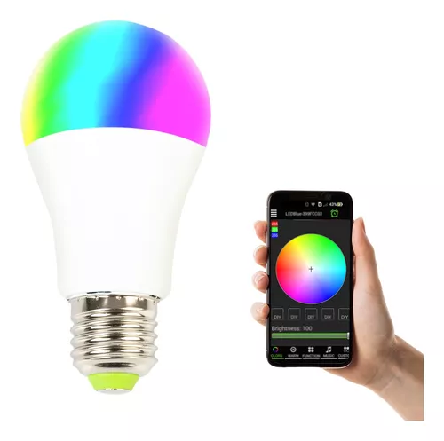 arrastrar Emulación Extranjero Lámpara Led Smart Life E27 10w Wifi Rgb Celular App Magic | MercadoLibre