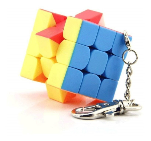 Cubo Rubik Llavero Moyu 3x3 Stickerless 3.0