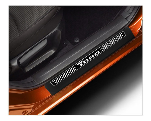 Imagem 5 de 5 de Protetor Soleira Premium Toro 2016 A 2020 Elegance 4 Portas