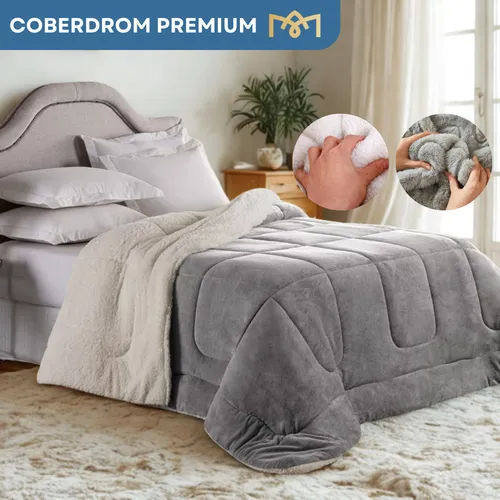 Edredom Sherpa Casal Queen Aconchegante Ebenezer Shop Dupla Face ...