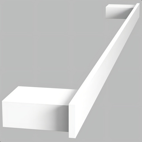 Porta Toalhas Para Banho Master Branco 60cm