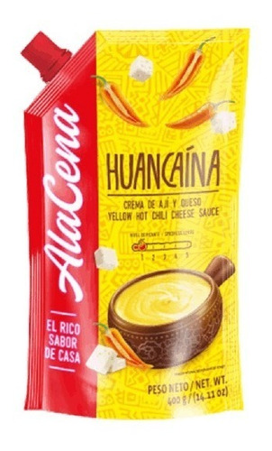 Huancaina Crema De Aji Y Queso Alacena 400g Import De Peru