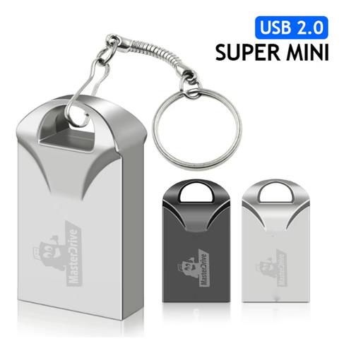 Pen Drive 64gb Mini Usb 2.0 Master Drive Em Metal
