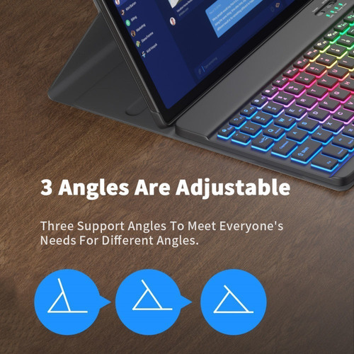 A Funda+teclado+ratón For Lenovo Tab P10 Tb-x705f/m 10.1 Ñ