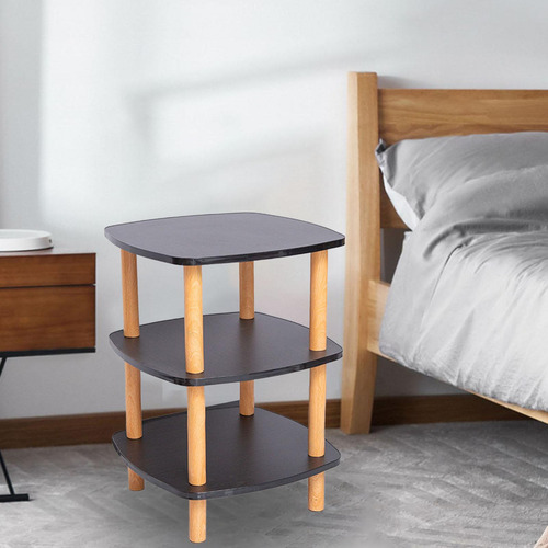 Mesa Auxiliar Pequeña Para Sofá,mesa Para Bebidas De Negro