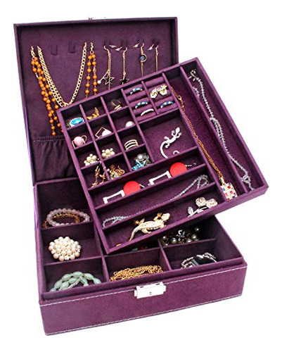 Kloud City Two-layer Jewelry Box Organizer Display Estuche D