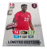 Comprar Carta Adrenalyn Xxl Qatar 22 Jonathan David Edición Limitada