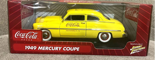 1949 Mercury Coupe Coca Cola Yellow 1/18 Johnny Lightning 