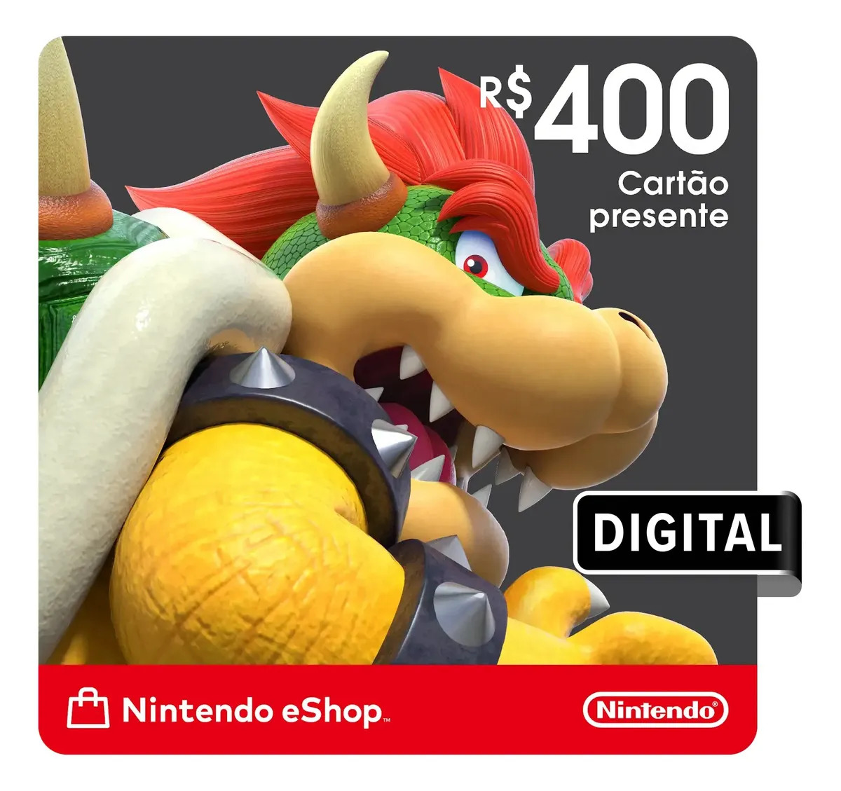 Nintendo Gift Card eShop R$ 400 (Digital)