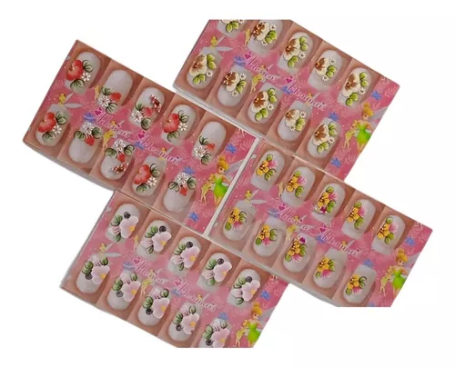 10 Adesivo de unha 3D - BARBIE (01 cartela com 10 adesivos (05 pares)