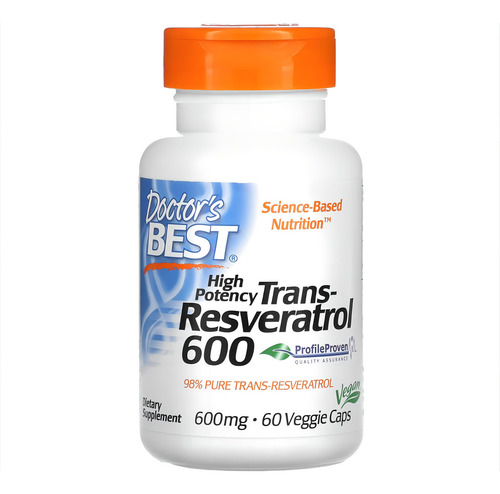 Resveratrol trans importado 600 mg Doctor Best