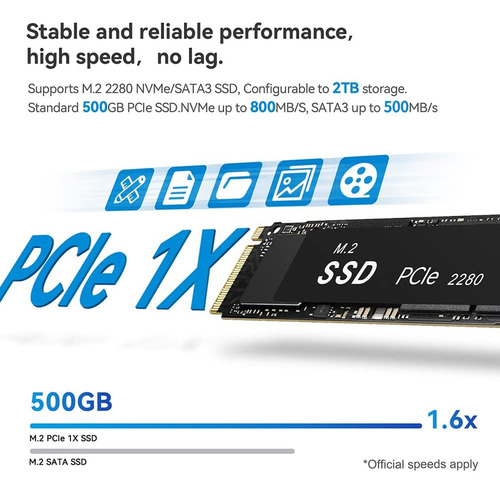 Beelink Minis 12 Pro Mini Pc Con Procesador N100, 16g Ddr4 5