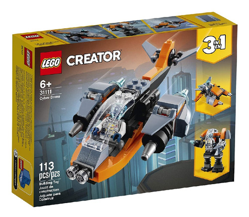 Lego 31111 Creator Creador 3 En 1 Cyber Drone