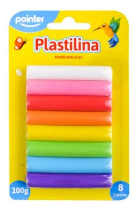 Plastilina Pointer 8 Colores Surtidos