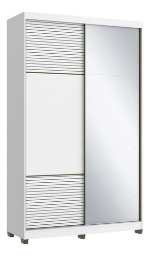 Guarda-roupa 2 Portas De Correr Com Espelho E 02 Ce