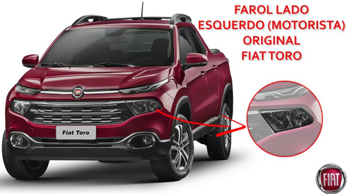 Farol Esquerdo Motorista Original Fiat Toro 2017 2018 Novo