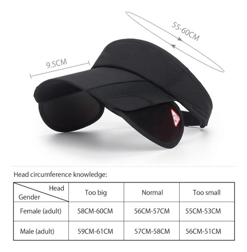 Sombrero De Verano Con Visera Ajustable Y Protección Uv