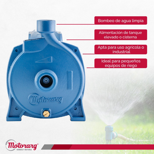 Imagen 2 de 2 de Bomba Centrifuga Elevadora Bc40 0.4 Hp