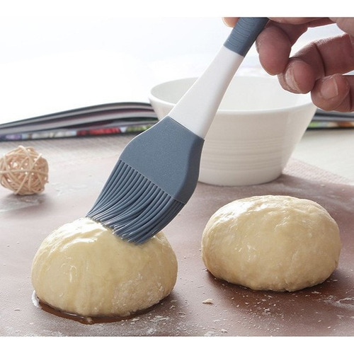 Set De Espátula Y Brocha De Silicón Para Cocina