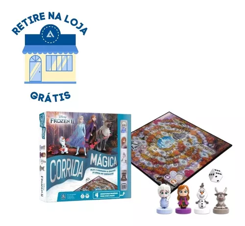 Jogo De Tabuleiro Corrida Magica Frozen 2 Disney Copag