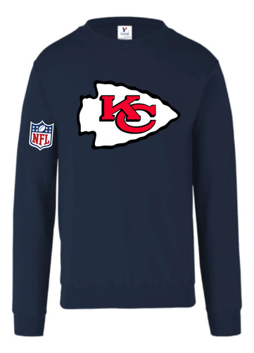 Sudadera Nfl Chief Sin Capucha Cuello Redondo
