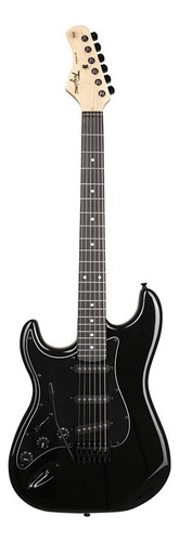 Guitarra elétrica para  canhoto Tagima TW Series TG-500 de  tília black com diapasão de madeira técnica