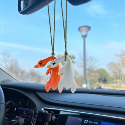3 Unidades Funny Pato Colgant For Car, Magico Colgante De
