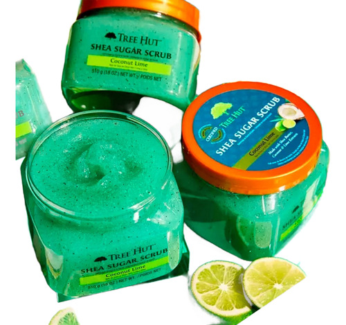 Esfoliante Corporal De Açúcar De Karité Shea Sugar Scrub510g Coconut Lime